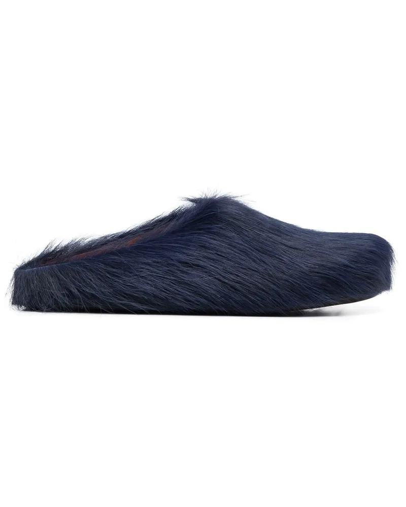 Marni Fussbett Sabot Slipper - Blau Blau