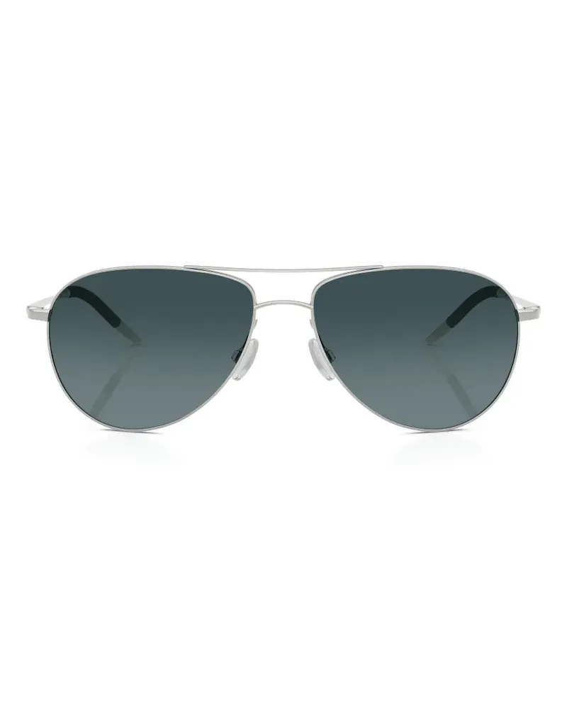 Oliver Peoples pilot-frame sunglasses - Silber Silber