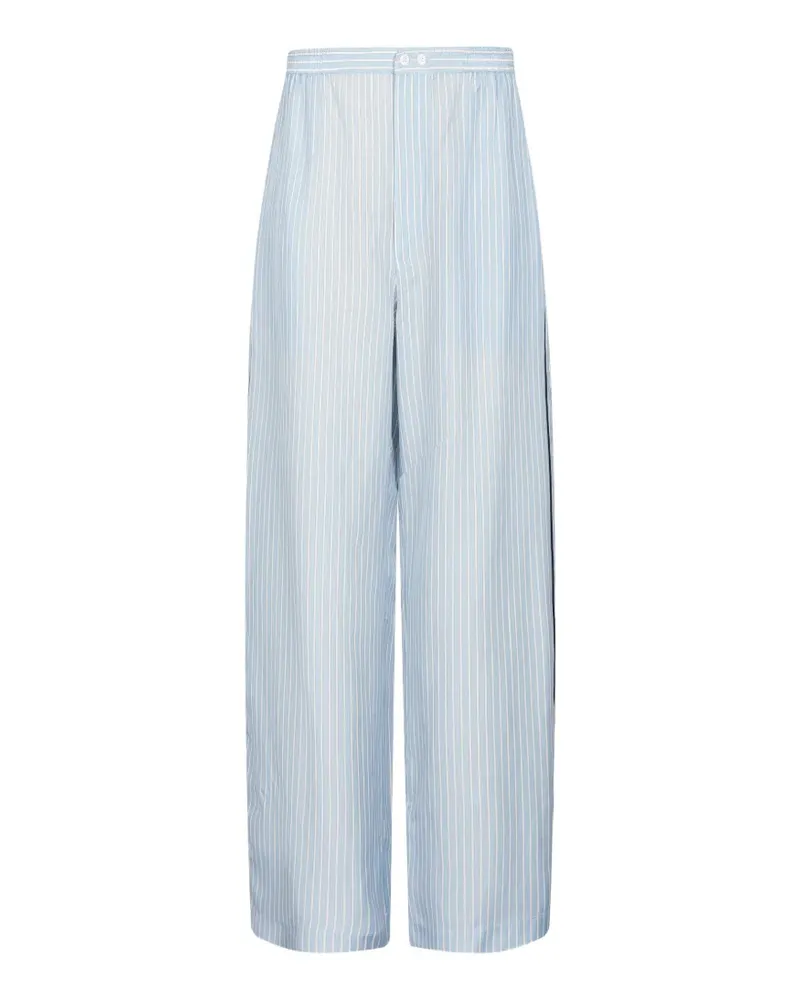 JNBY Gestreifte Wide-Leg-Hose - Blau Blau