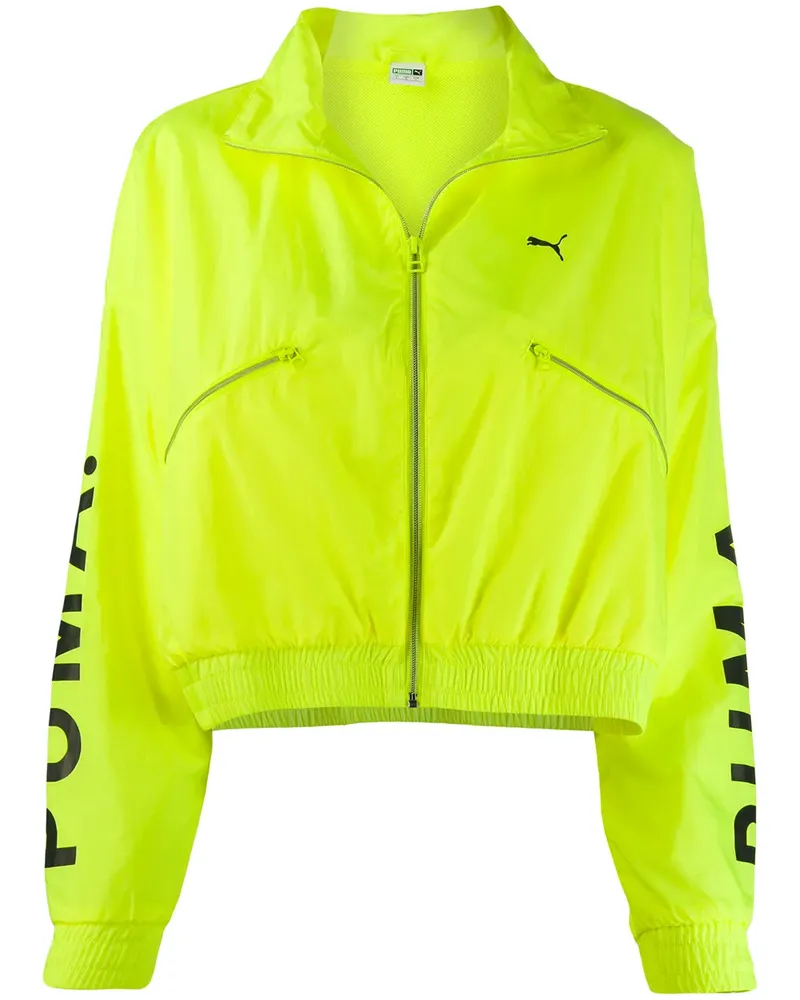 Puma Chase' Cropped-Jacke - Gelb Gelb