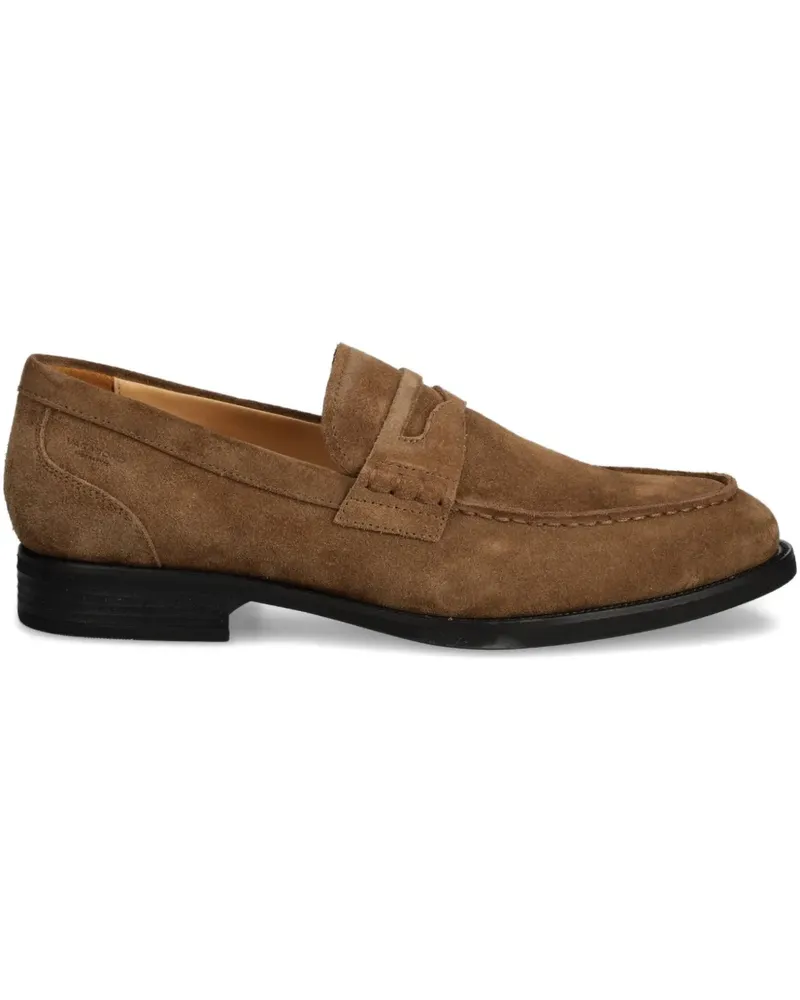 Vagabond Penny-Loafer aus Wildleder - Braun Braun