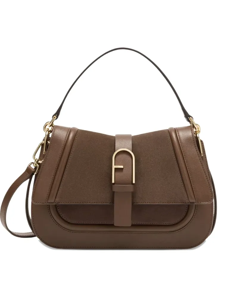 Furla Mittelgroße Flow Tote Bag - Braun Braun