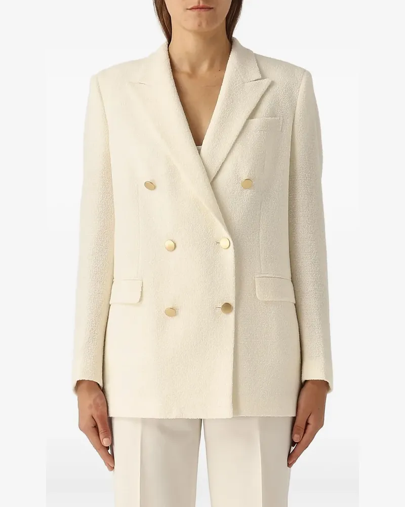 Tagliatore Doppelreihiger Blazer - Nude Nude