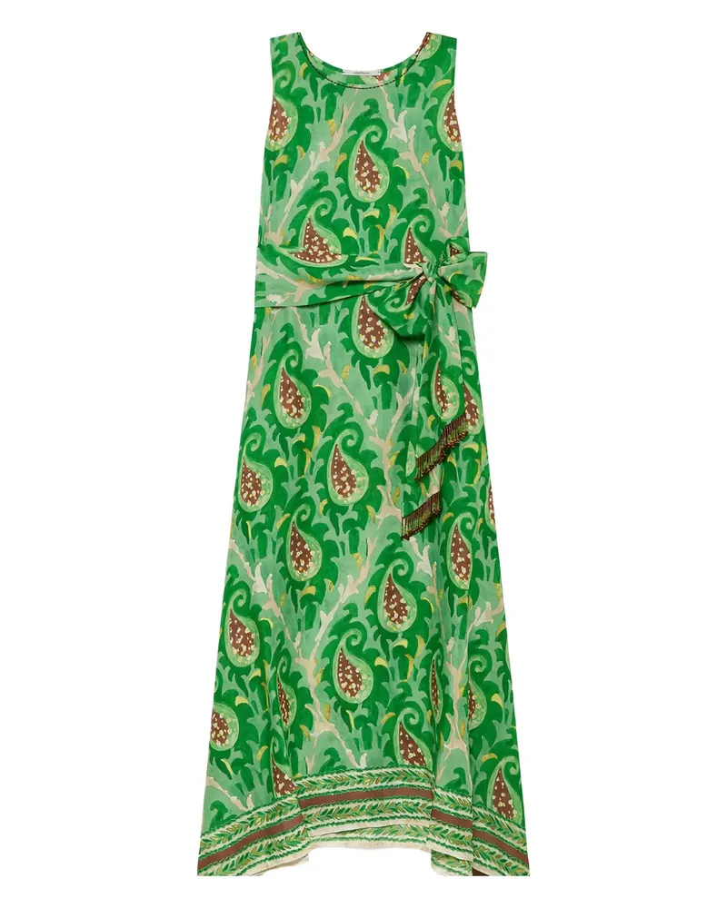 Maliparmi Asymmetrisches Kleid mit Print - Grün Grün