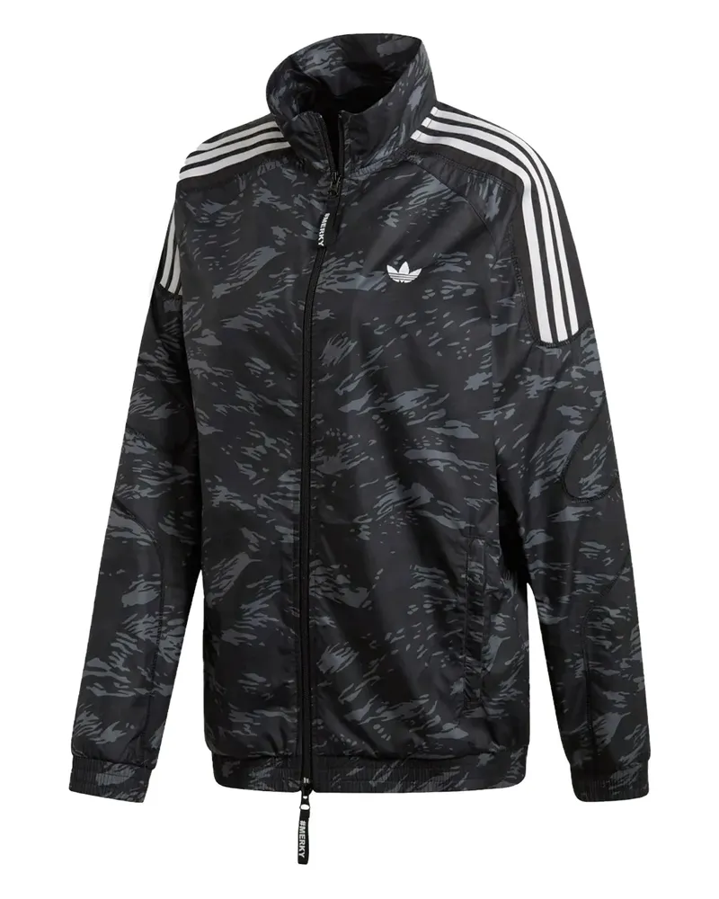adidas Stormzy Jacke mit Camouflage-Print - Schwarz Schwarz