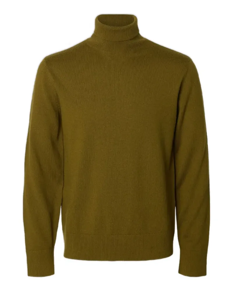 Selected Tray roll-neck sweater - Grün Grün