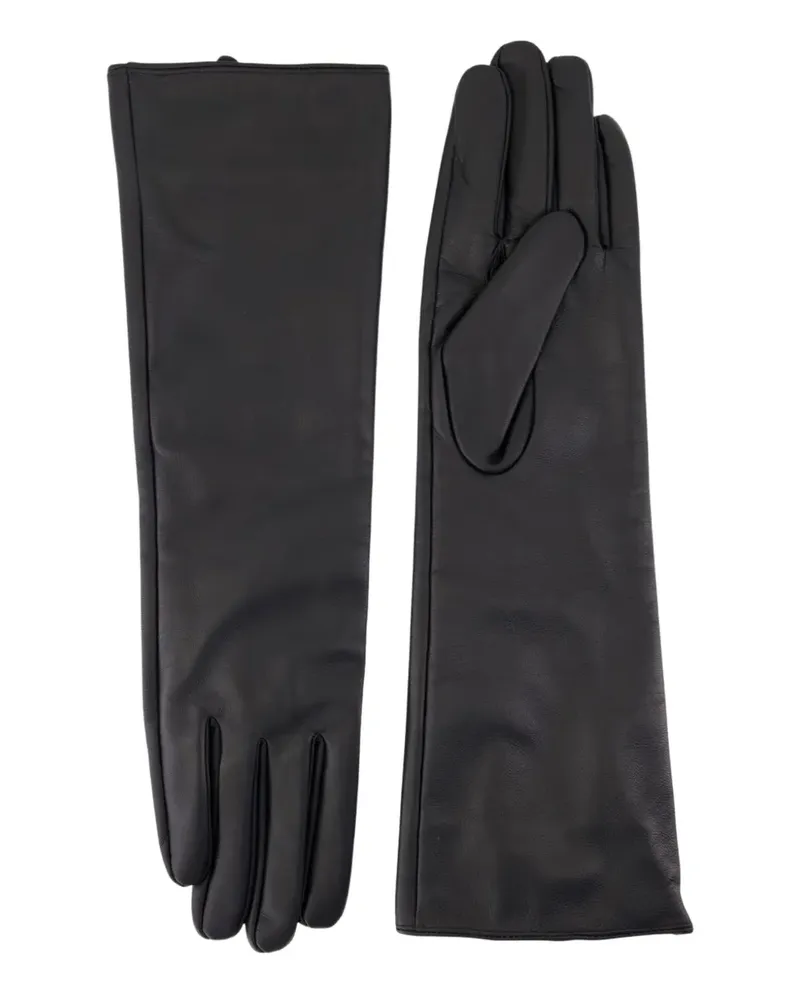 Samsøe & Samsøe Handschuhe aus Leder - Schwarz Schwarz