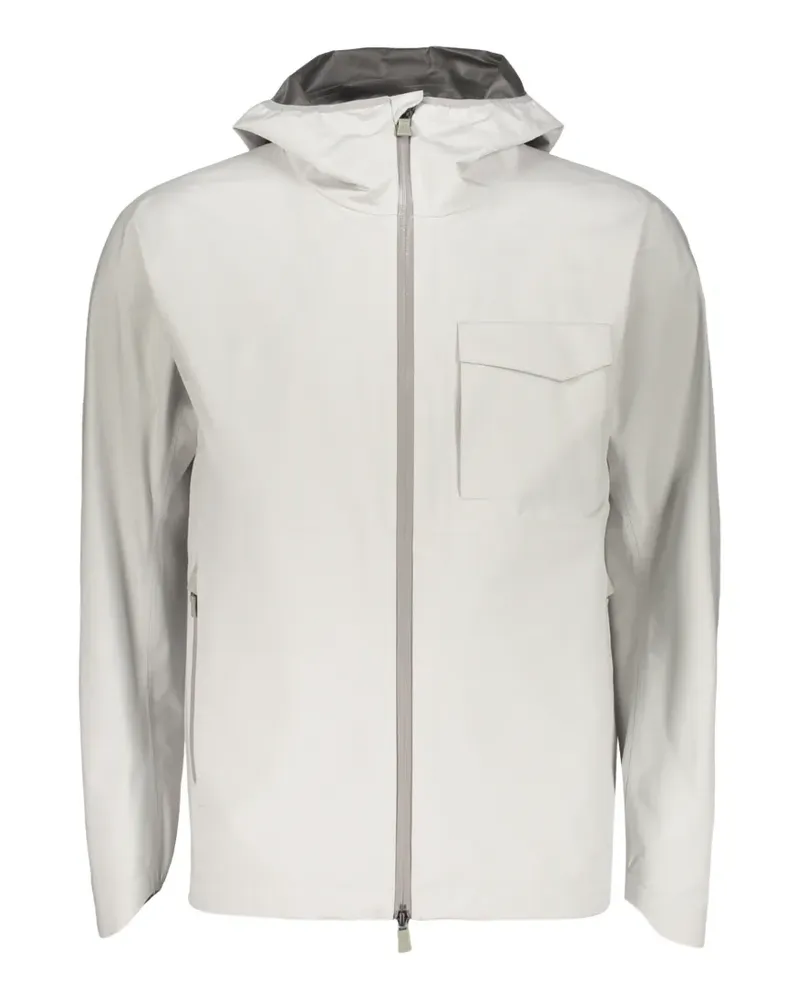 Herno zip-up hooded jacket - Nude Nude