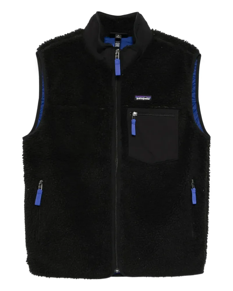 Patagonia Retro-X Fleeceweste mit Reißverschluss - Schwarz Schwarz