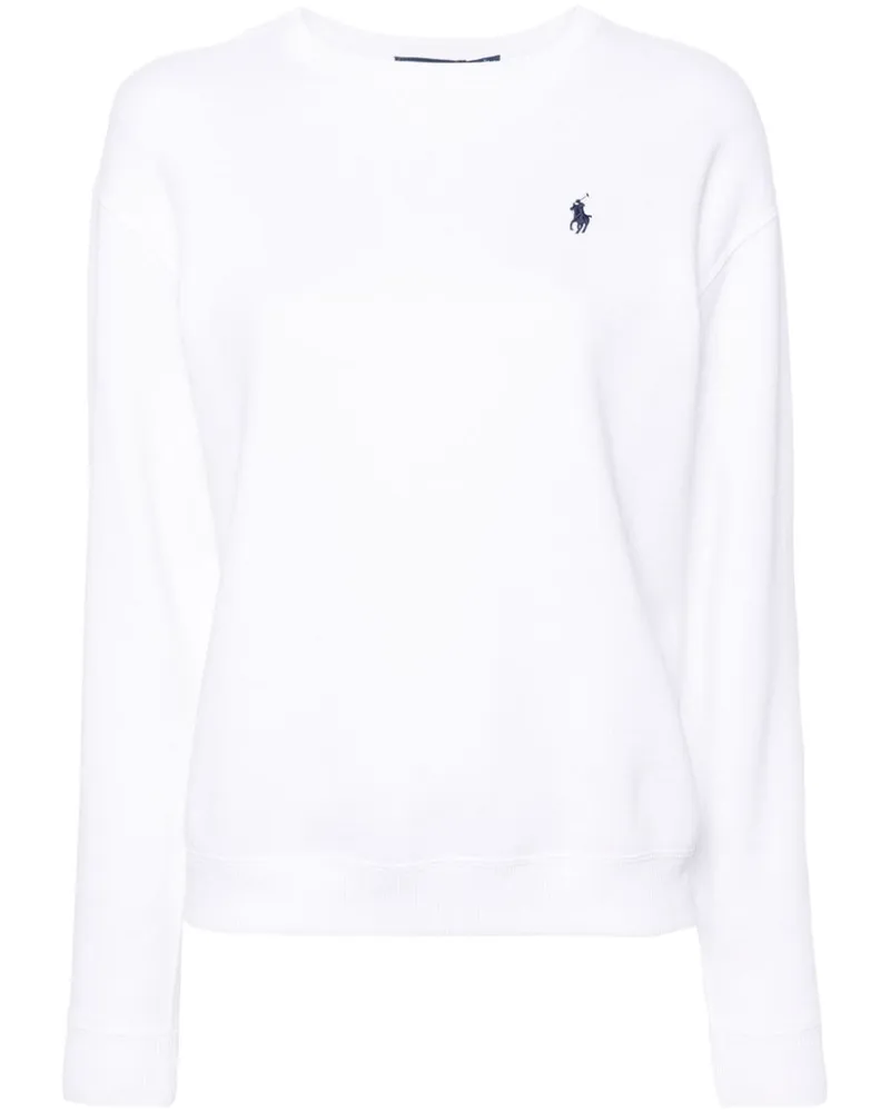 Ralph Lauren Sweatshirt mit Logo-Stickerei - Weiß Weiß