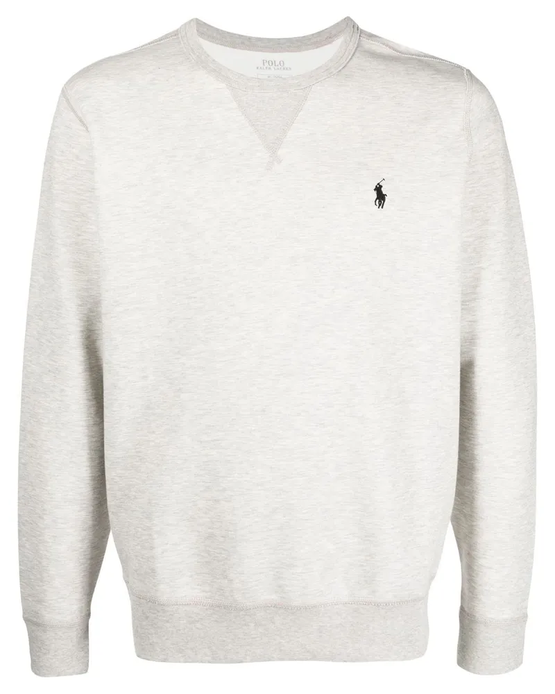 Ralph Lauren Sweatshirt mit Polo Pony - Grau Grau