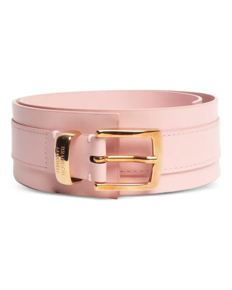 Brandon Maxwell Gürtel aus Leder - Rosa Rosa