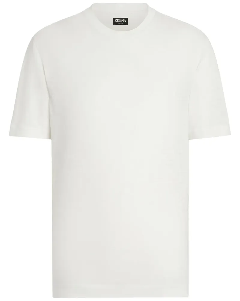 Ermenegildo Zegna Oasi Lino T-Shirt - Weiß Weiß