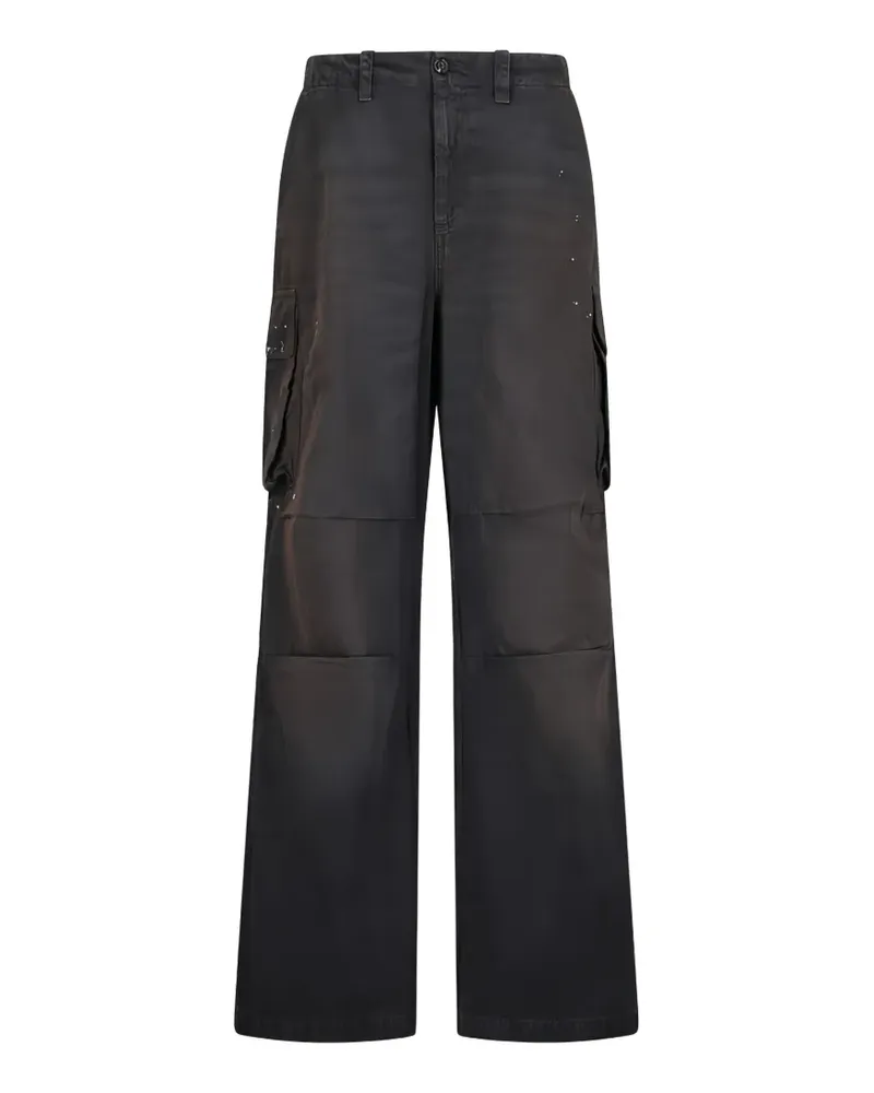 Our Legacy Klassische Cargohose - Schwarz Schwarz