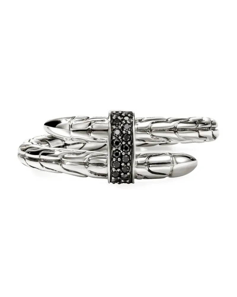 John Hardy Spear Sterlingsilberring mit Saphir Silber