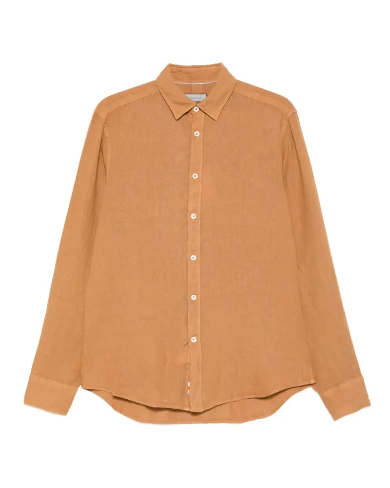 Canali buttoned shirt - Nude Nude