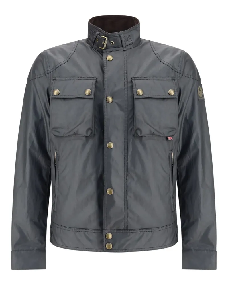 Belstaff Jacke mit aufgesetzten Taschen - Schwarz Schwarz