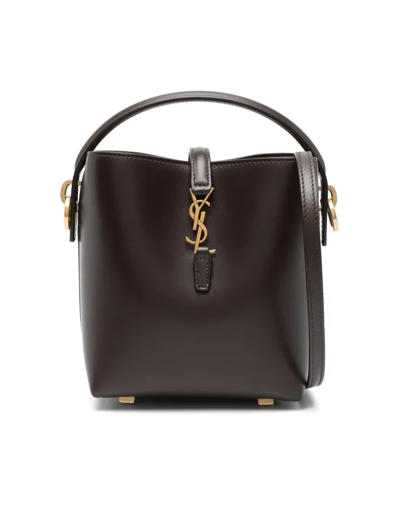 Saint Laurent Mini Le 37 Beuteltasche - Braun Braun