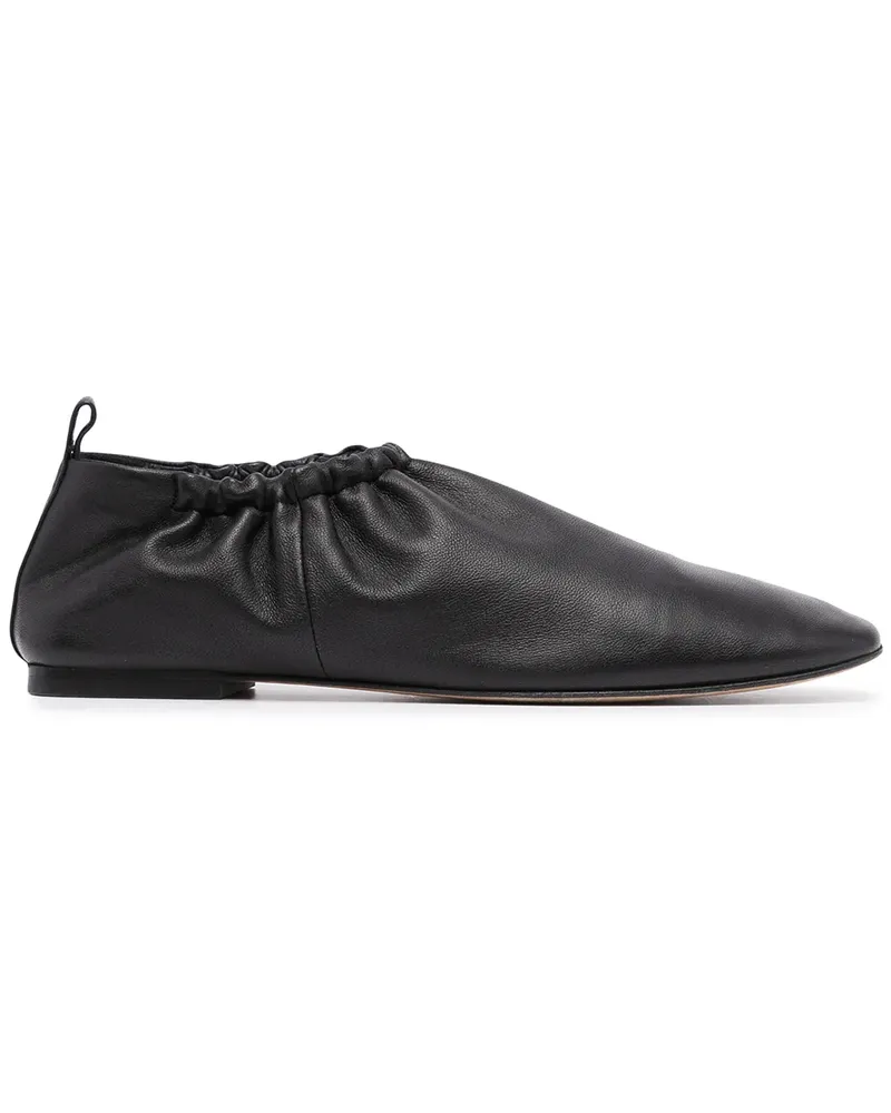3.1 phillip lim Geraffte Slipper - Schwarz Schwarz