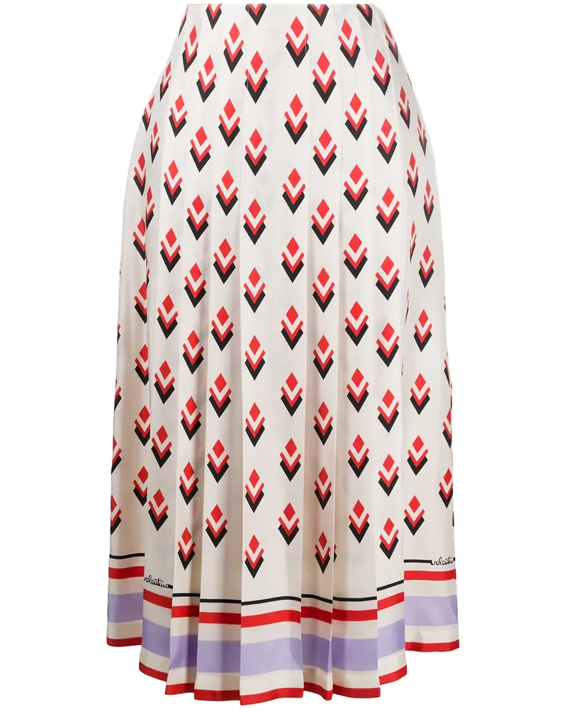 Valentino Garavani Rock mit grafischem Print - Nude Nude