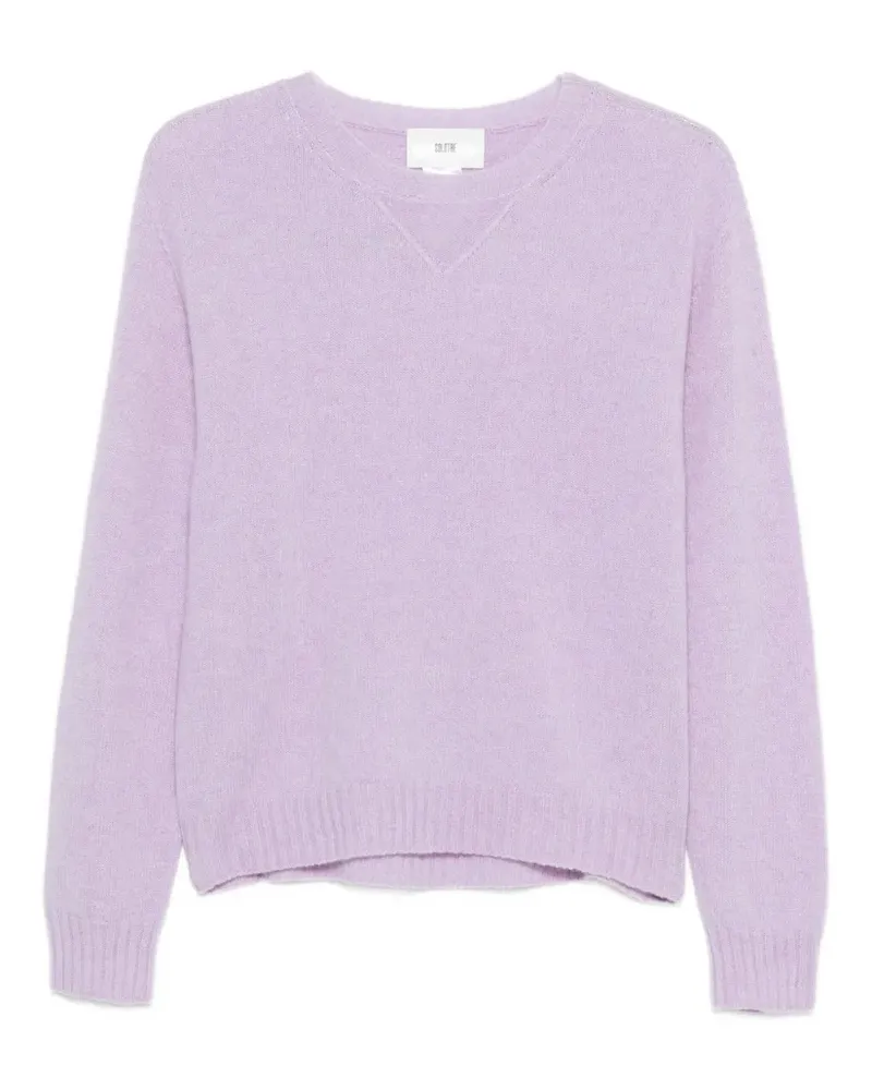 SOLOTRE V-neck sweater - Violett Violett