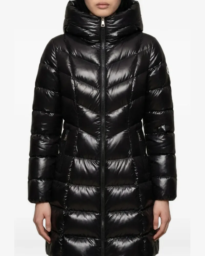 Moncler Marusse quilted hooded coat - Schwarz Schwarz