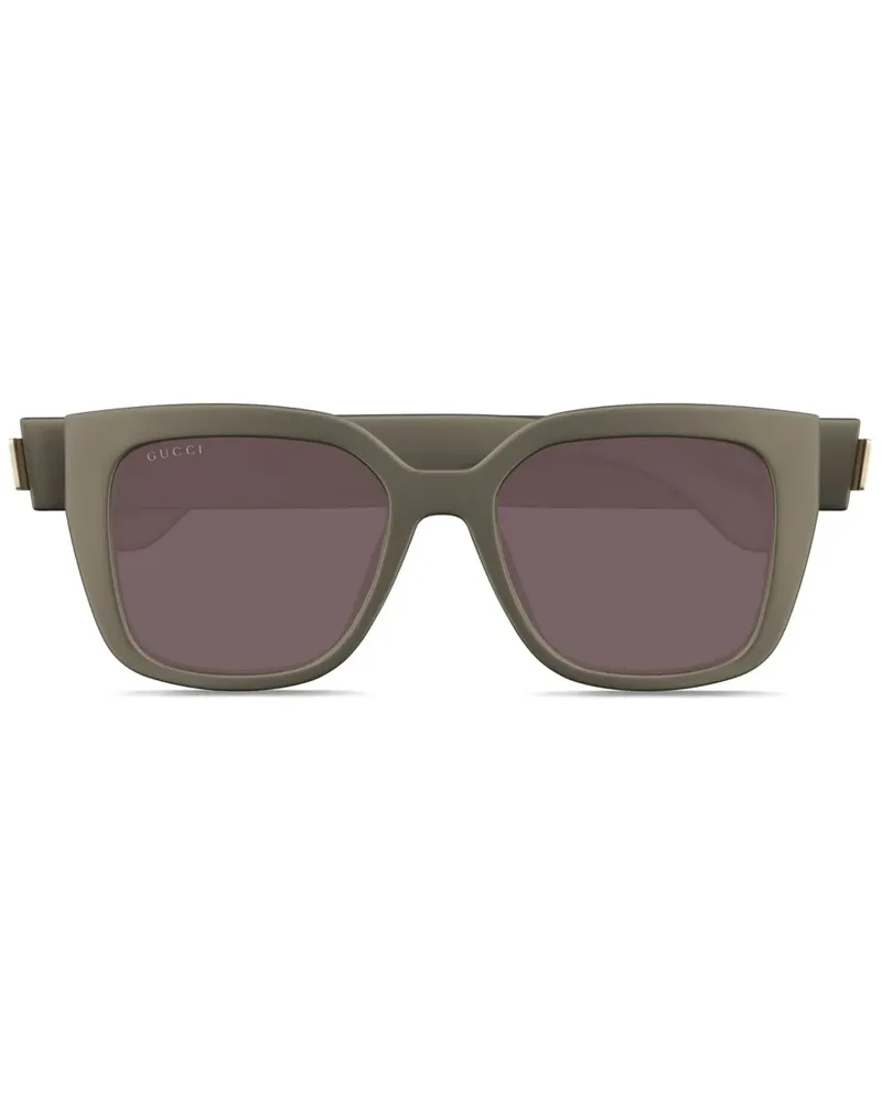 Gucci Sonnenbrille mit GG - Grau Grau