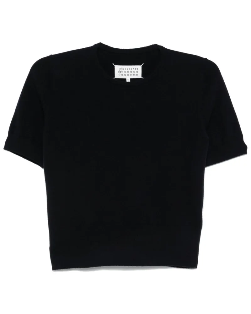 Maison Margiela T-Shirt aus Schurwolle - Blau Blau