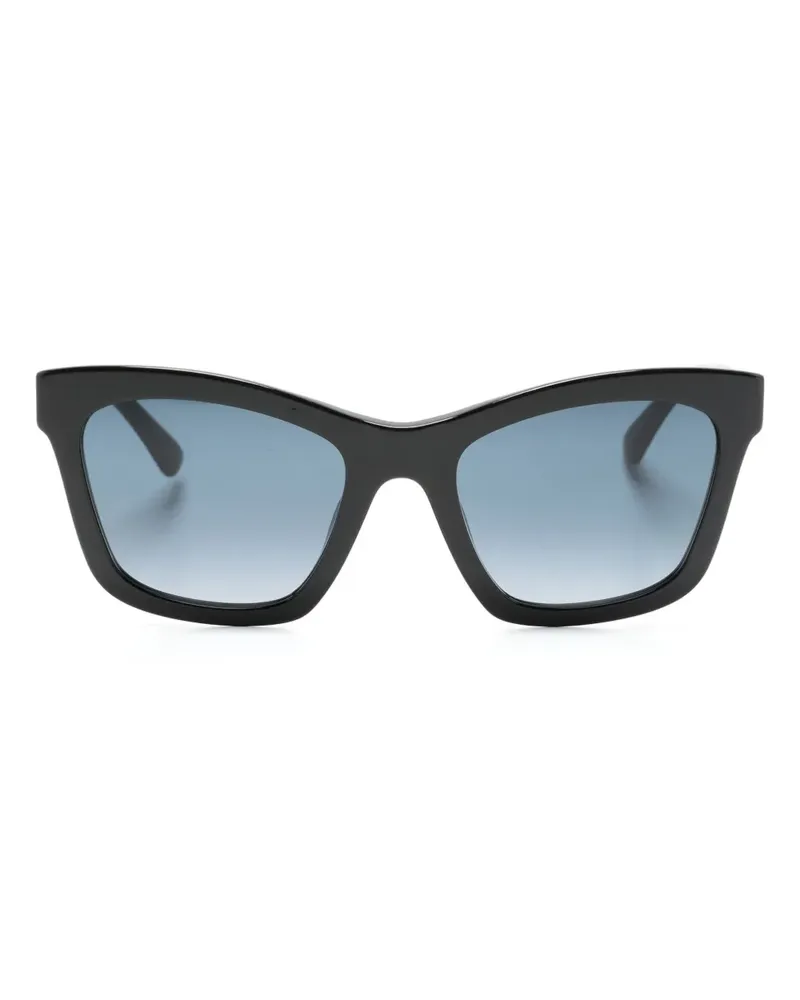 Moschino Sonnenbrille mit Cat-Eye-Gestell - Schwarz Schwarz