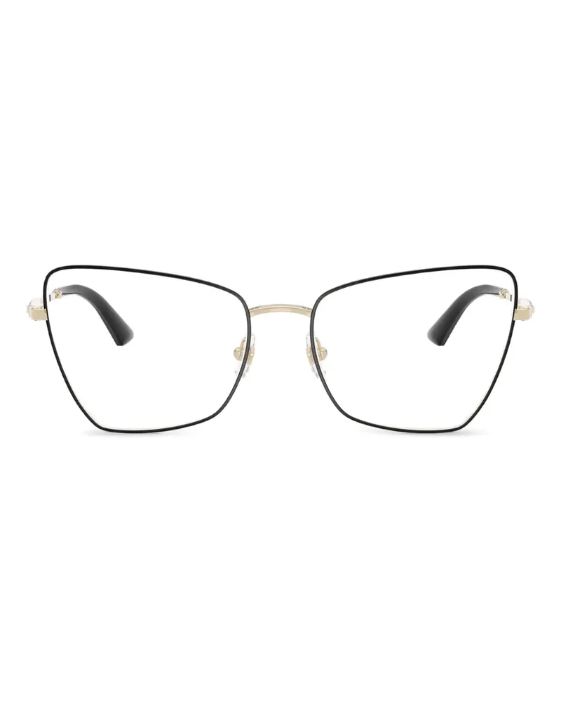 Jimmy Choo Brille im Cat-Eye-Design - Schwarz Schwarz