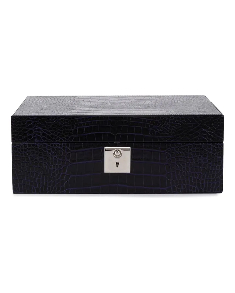 Smythson Klassische Aufbewahrungsbox - Blau Blau