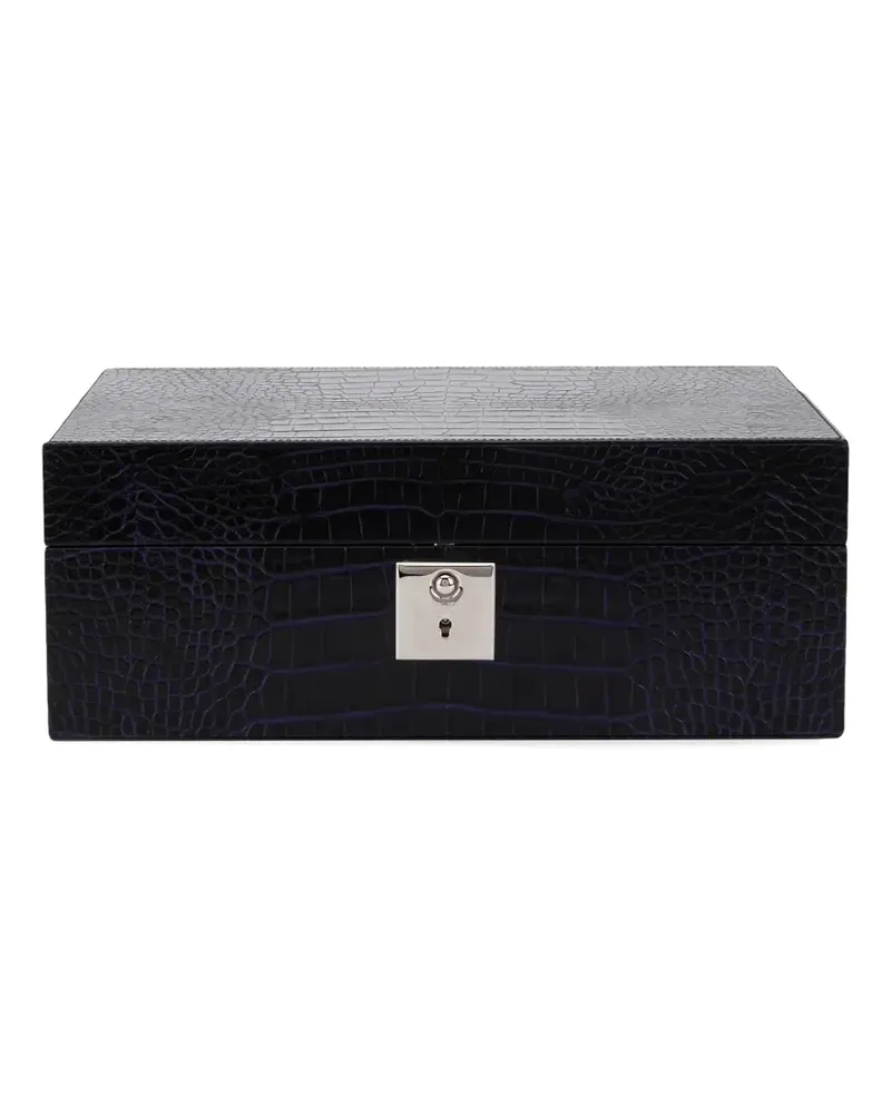 Smythson Klassische Aufbewahrungsbox - Blau Blau