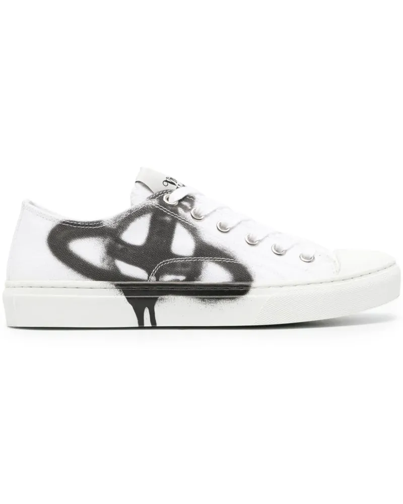 Vivienne Westwood Plimsoll 2.0 Sneakers aus Canvas - Weiß Weiß