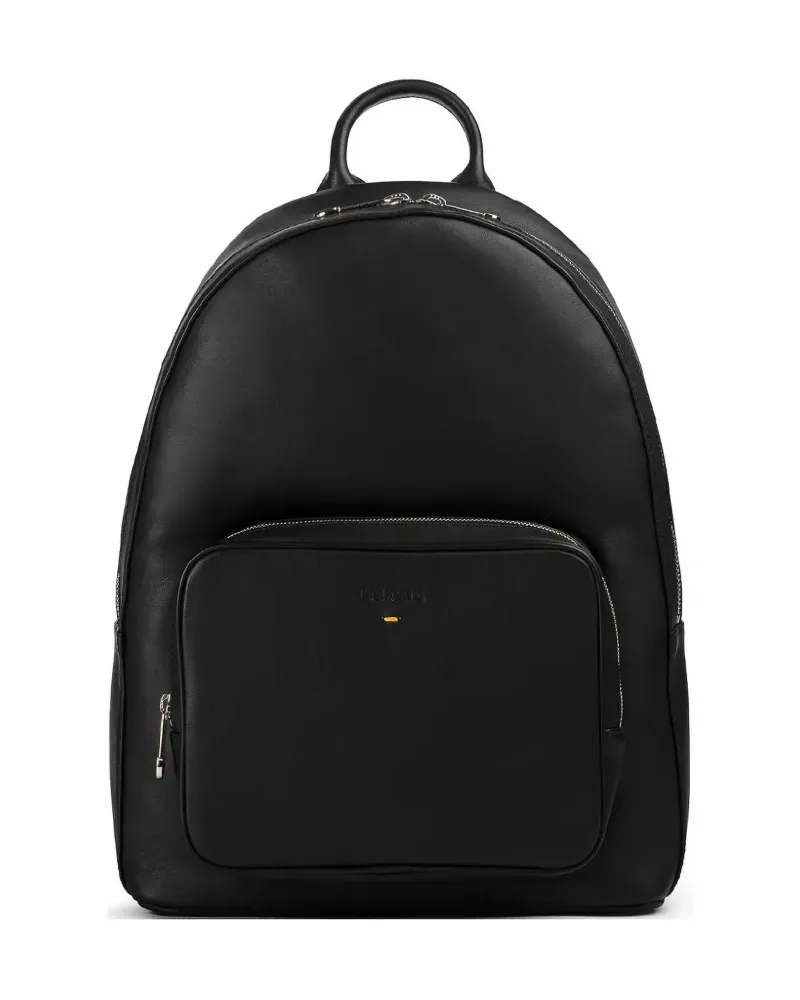 Doucal´s leather backpack - Schwarz Schwarz