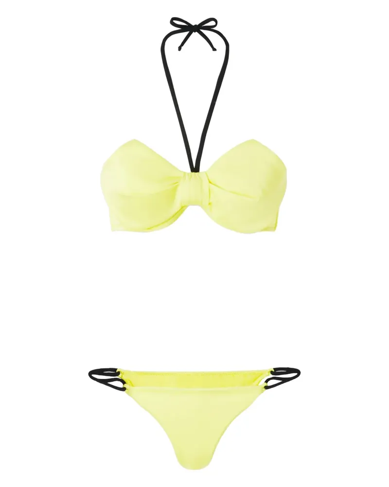 Genny Bikini mit Schleife - Gelb Gelb