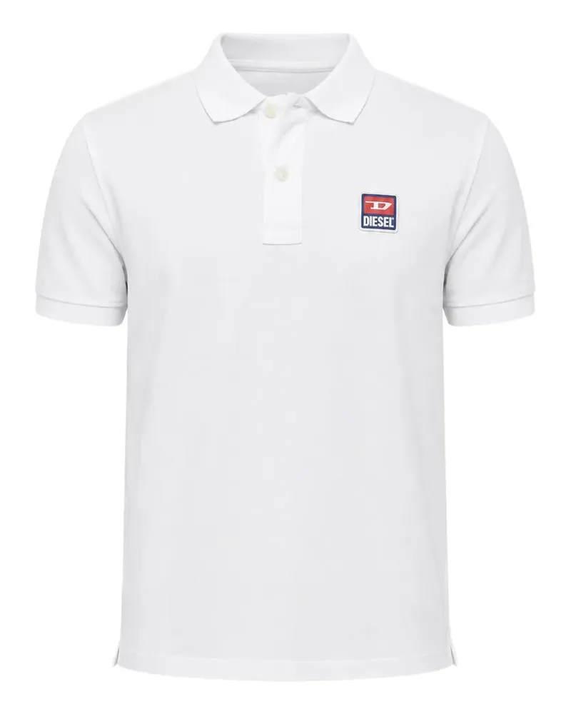 Diesel Smith Poloshirt mit Logo - Weiß Weiß