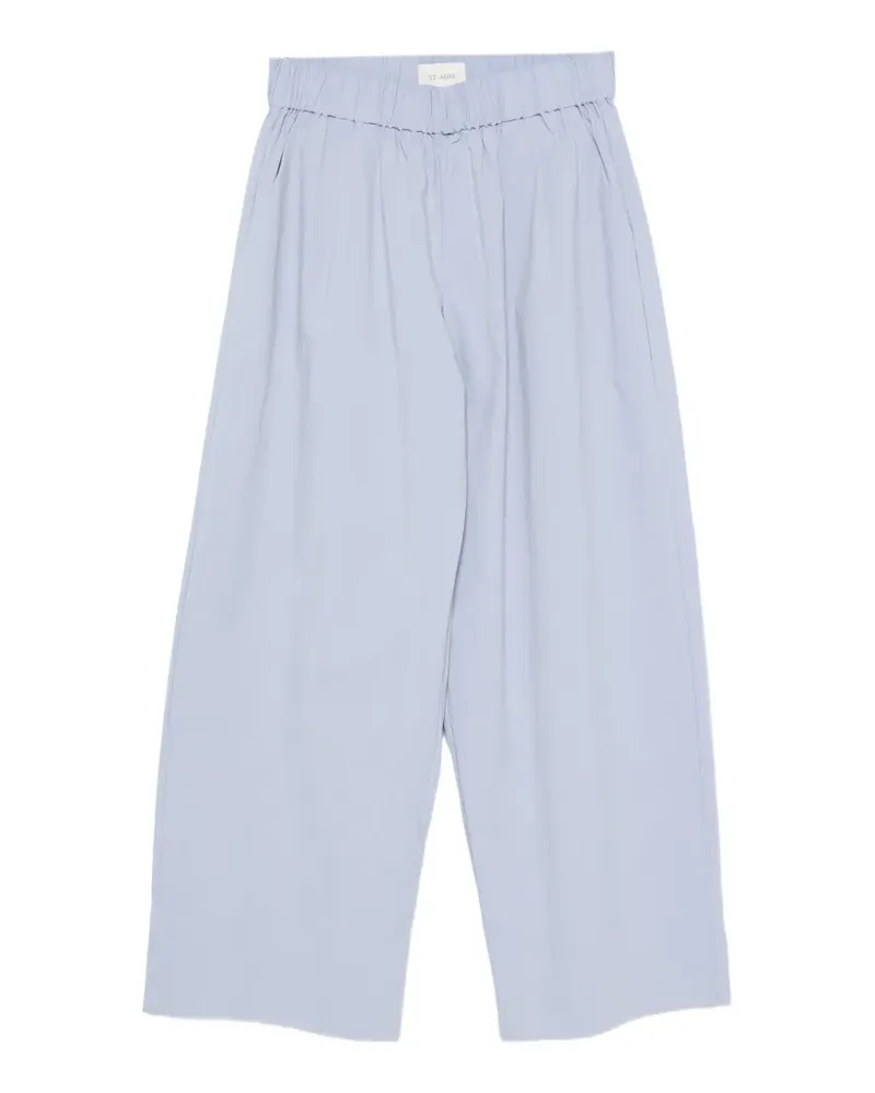 St. Agni relaxed wide-leg trousers - Blau Blau