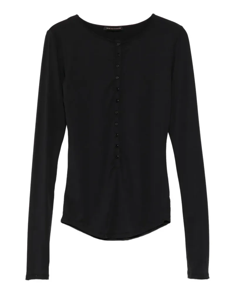 Kiki De Montparnasse Echauffe T-Shirt - Schwarz Schwarz