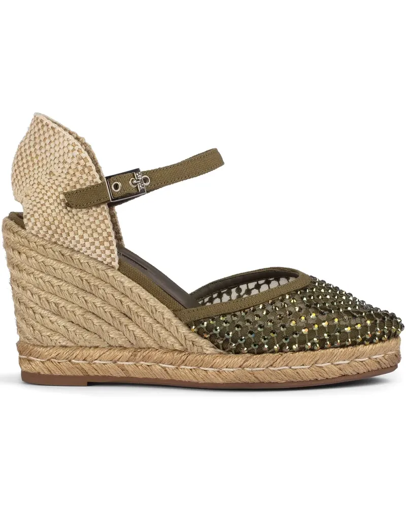 Le Silla Gilda Espadrilles 100mm - Grün Grün