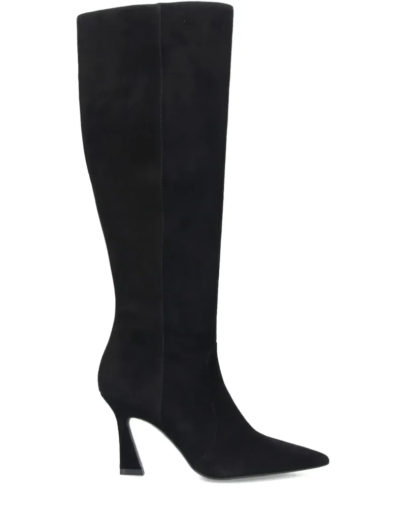 Stuart Weitzman Vinnie Stiefel 85mm - Schwarz Schwarz