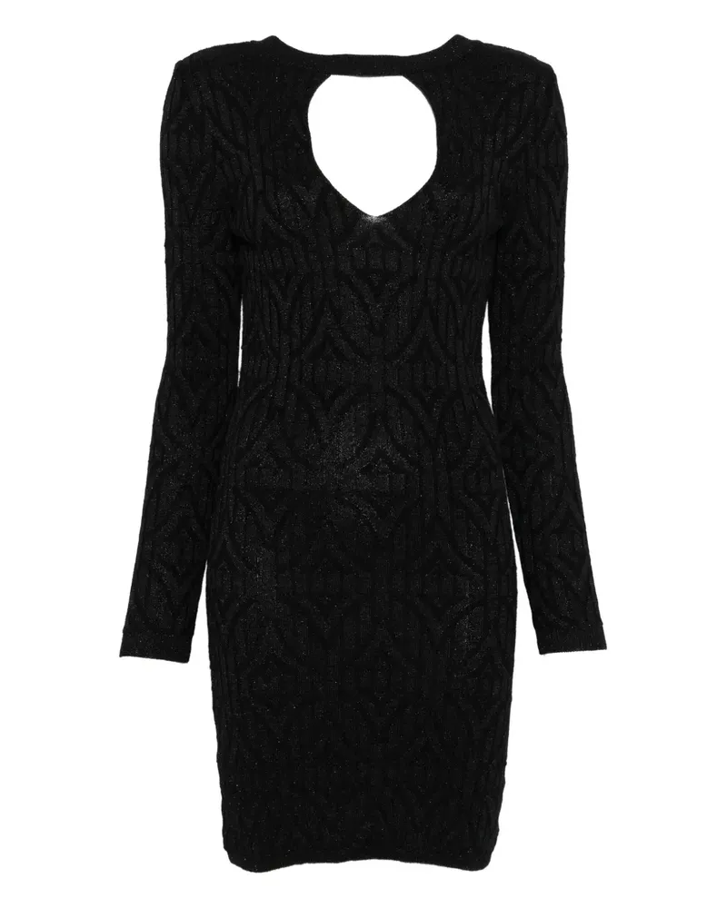 AKEP knitted mini dress - Schwarz Schwarz