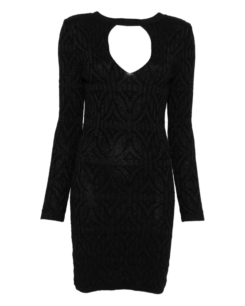 AKEP knitted mini dress - Schwarz Schwarz