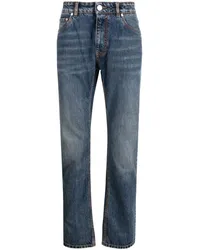 Etro Slim-Fit-Jeans mit Pegaso-Motiv Blau