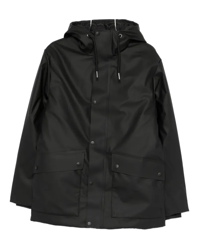 RAINS Nome hooded waterproof jacket - Schwarz Schwarz