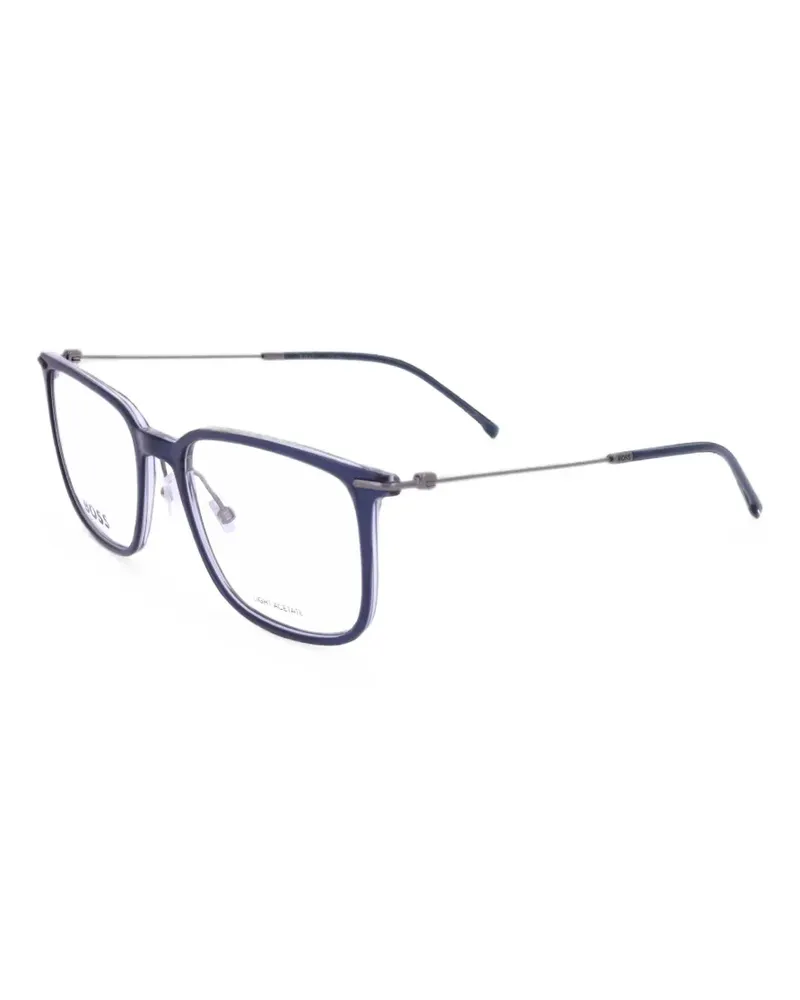 HUGO BOSS square-frame glasses - Blau Blau