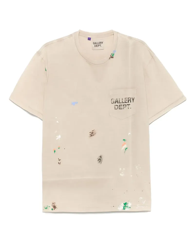 GALLERY DEPT. Vintage Logo Painted T-Shirt - Nude Nude