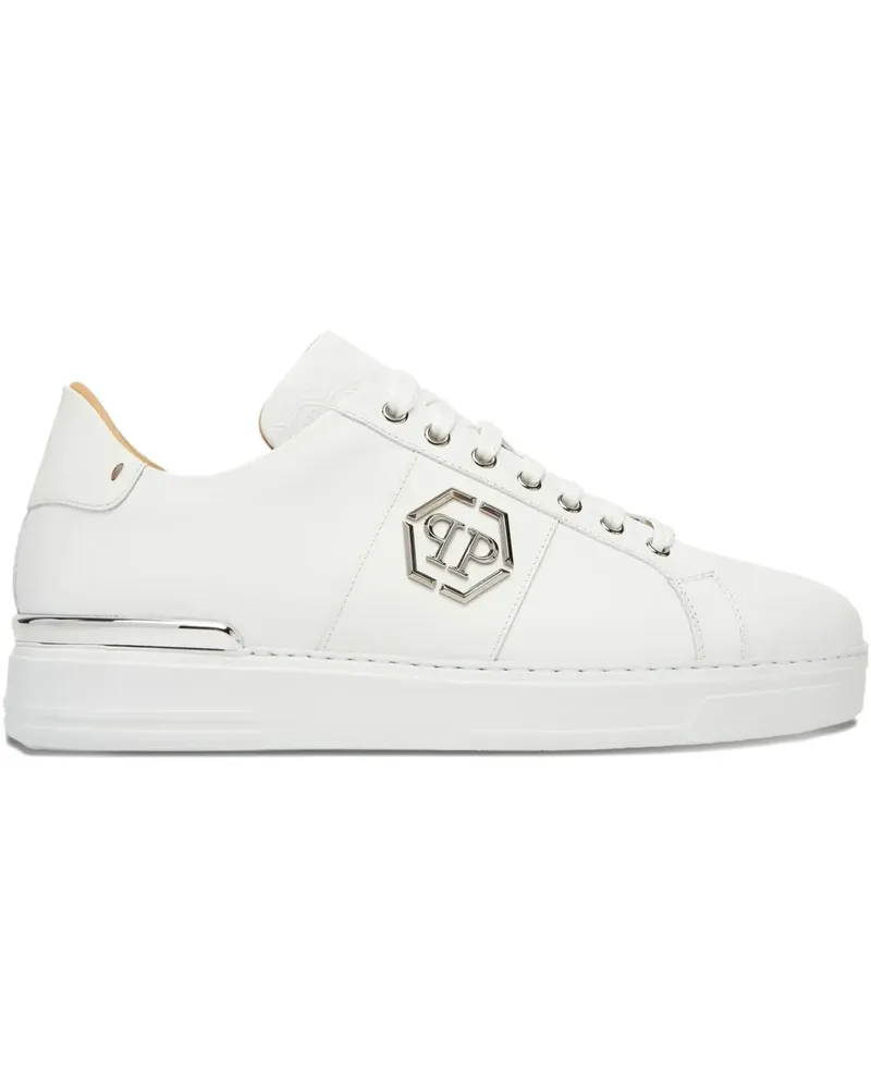Philipp Plein monogram low-top sneakers - Weiß Weiß