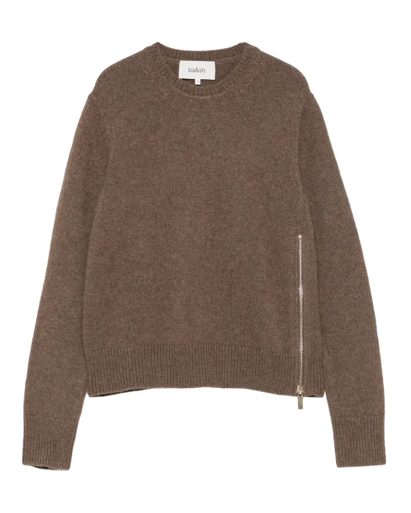 ba&sh Pullover mit rundem Ausschnitt - Braun Braun