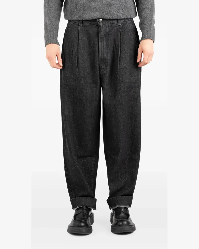 Société Anonyme Jeans mit Falten - Schwarz Schwarz