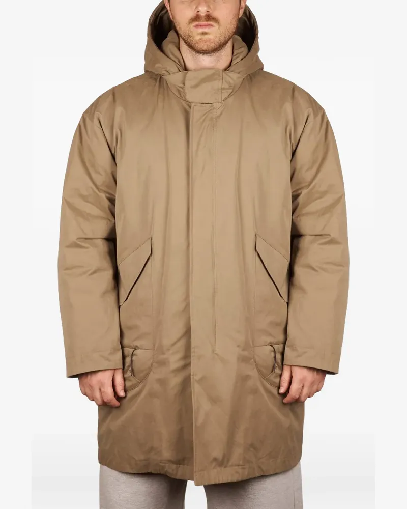 Paltò hooded parka coat - Braun Braun